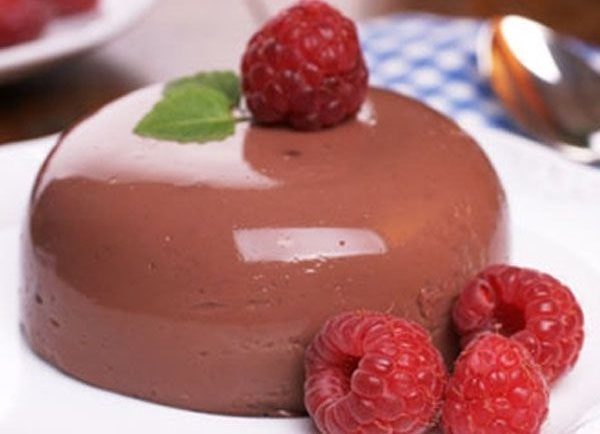 bánh flan socola