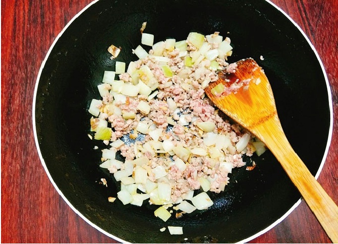 Chảo hỗn hợp pate gan xào