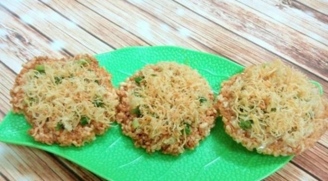 cơm cháy chà bông gà