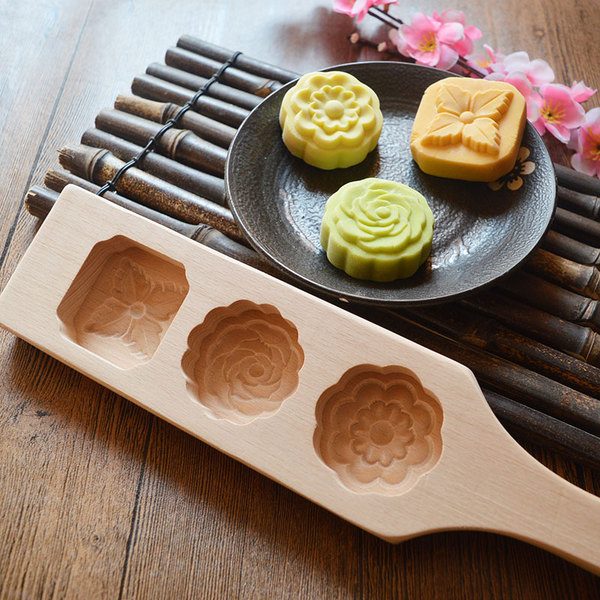 Khuôn gỗ làm bánh trung thu