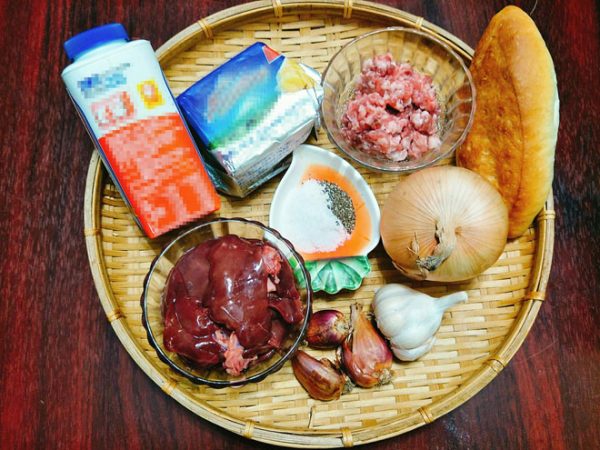 nguyên liệu làm pate gan