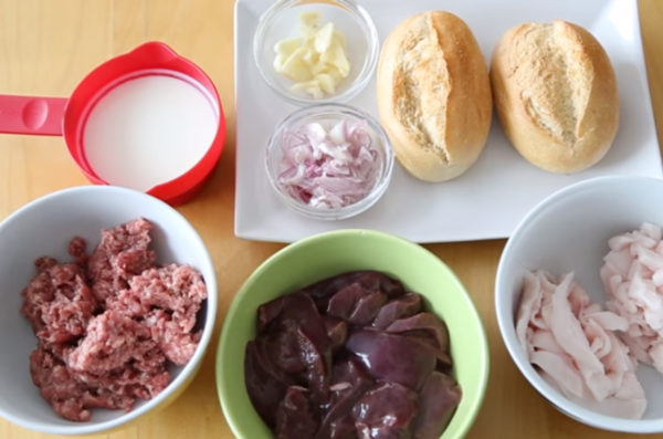 Nguyên liệu làm pate gan heo