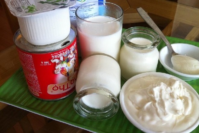 nguyên liệu làm sữa chua từ sữa ông thọ