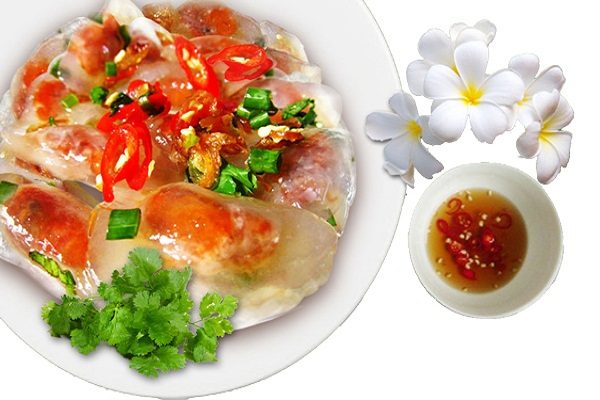 bánh bột lọc nhân tôm thịt