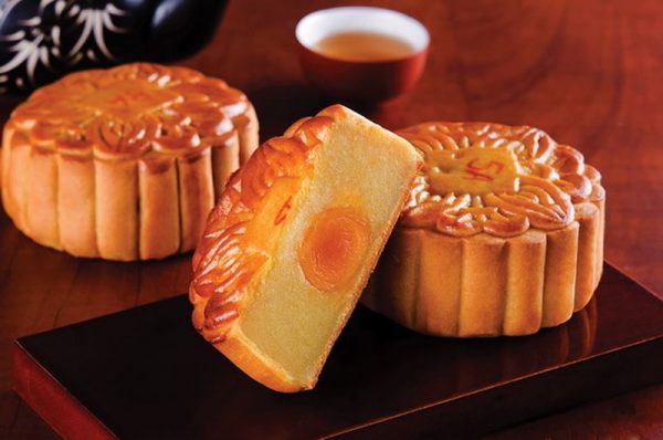 bánh trung thu nướng nhân đậu xanh