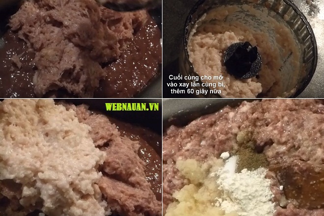các bước ướp gia vị làm pate gan heo