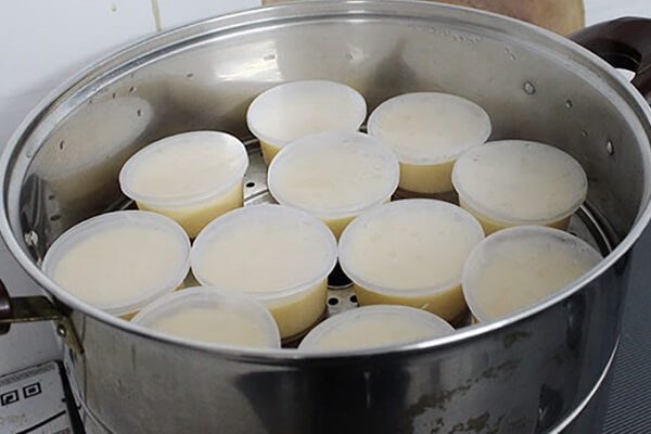 cách làm bánh flan không cần lò