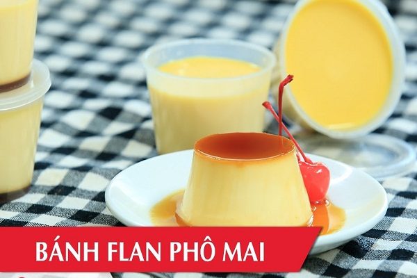 cách làm bánh flan phô mai