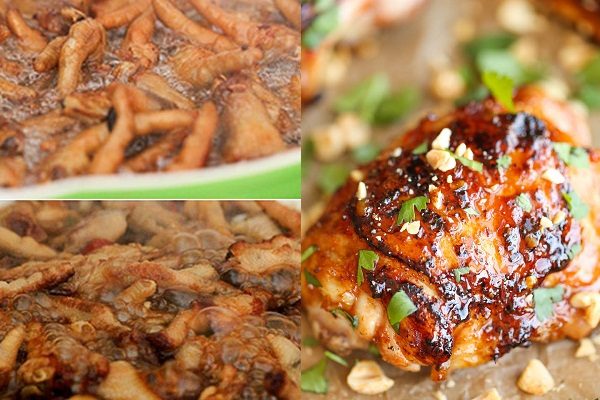 cách làm chân gà chiên mắm giòn kiểu thái