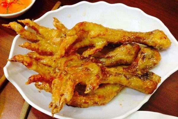chân gà chiên mắm hà nội