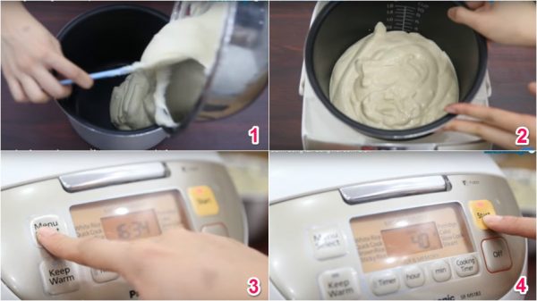 cho vào nồi bật nút nấu