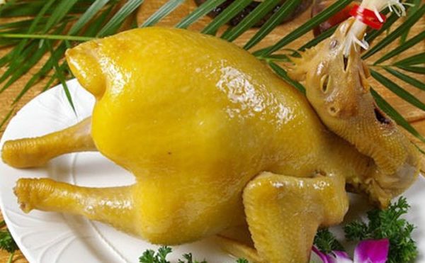 Gà luộc thành phẩm