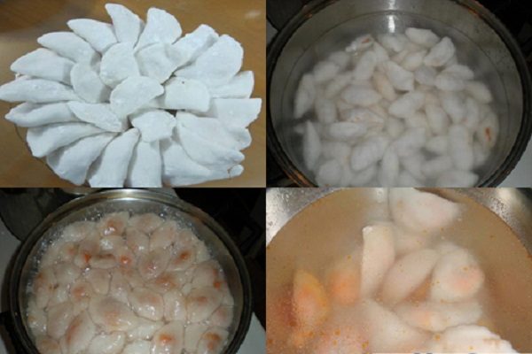 luộc bánh bột lọc trần