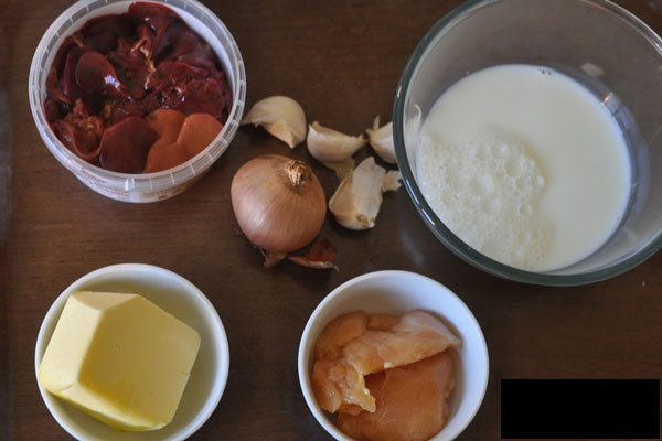 Nguyên liệu cần chuẩn bị làm pate