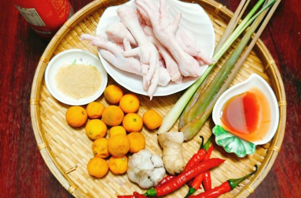 nguyên liệu cần thiết cho món ăn