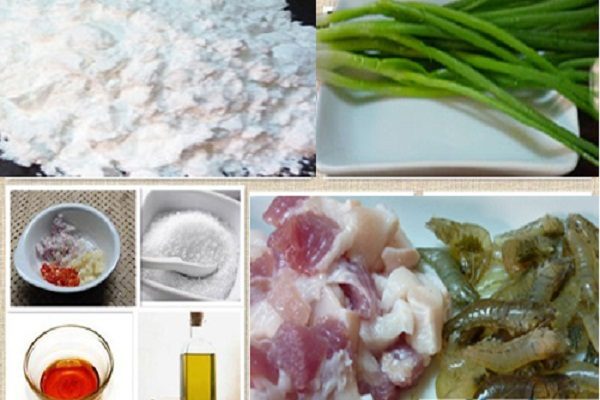 nguyên liệu làm bánh bột lọc trần