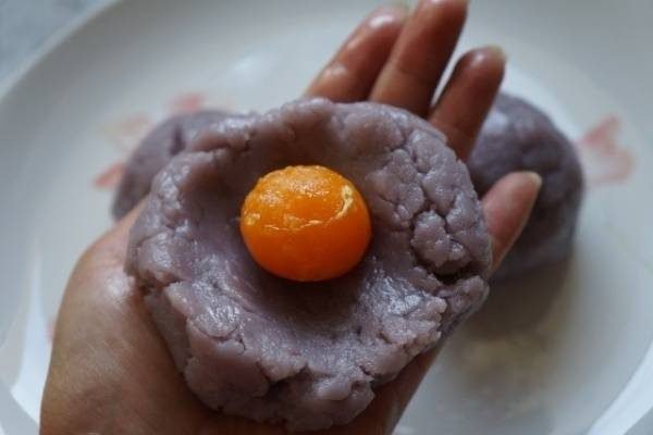 nhân cho bánh trung thu nướng khoai môn