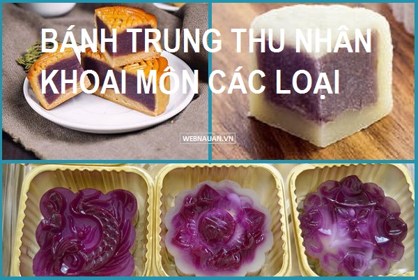 các loại bánh trung thu nhân khoai môn