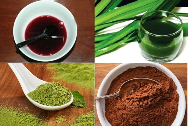 các nguyên liệu tạo màu