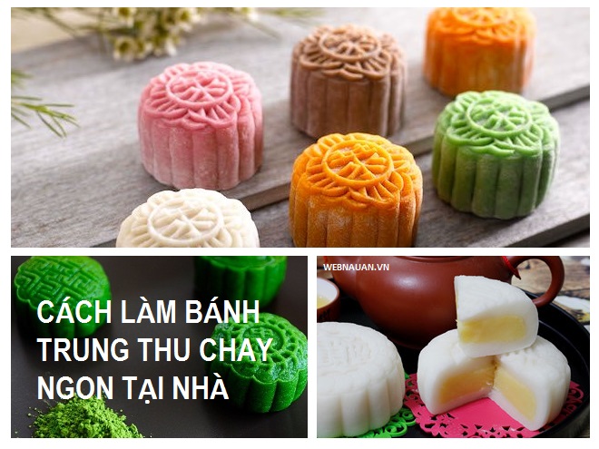 Cách làm bánh trung thu chay tại nhà