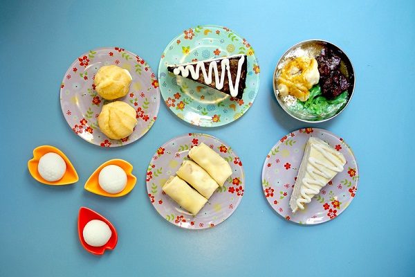 bánh crepe ăn điểm tâm