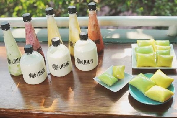 bánh crepe sầu riêng kem lạnh the jade