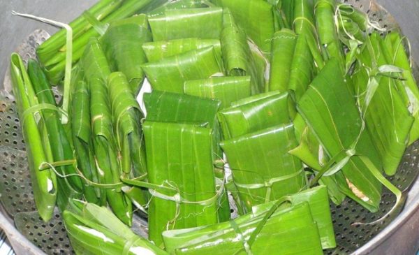 cách làm bánh bộc lọc nhân tôm thịt hấp