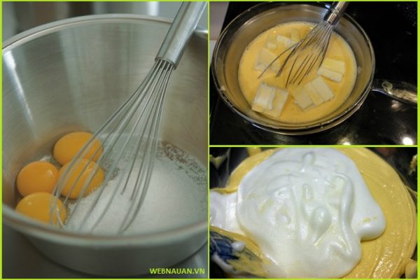 cách làm bánh gato cuộn mứt