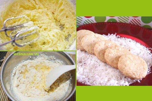 cách làm bánh quy dừa