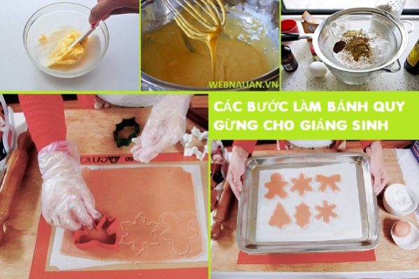 cách làm bánh quy gừng giáng sinh