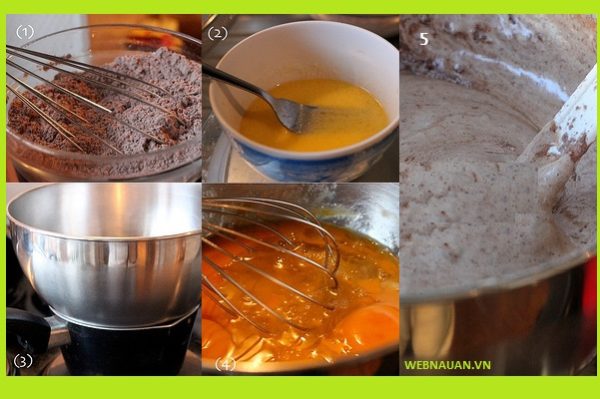 cách làm lớp bánh gataeu chocolate