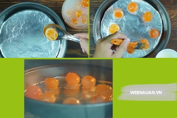 cách nướng trứng muối