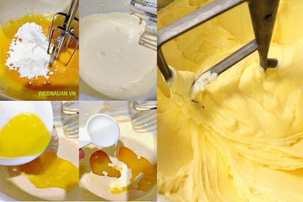hỗn hợp bột bánh bông lan