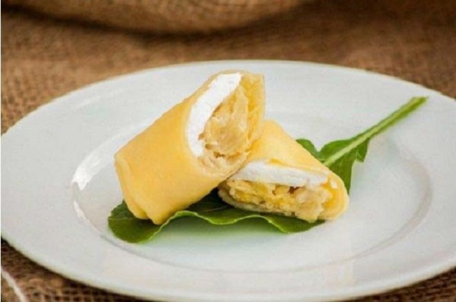 bánh crepe sầu riêng
