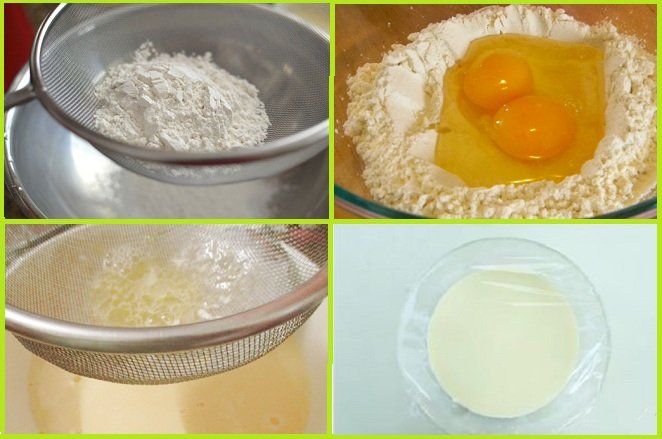các bước làm vỏ bánh crepe