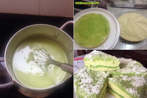 cách làm kem phủ mặt bánh bông lan