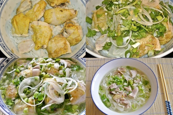 công thức phở gà truyền thống