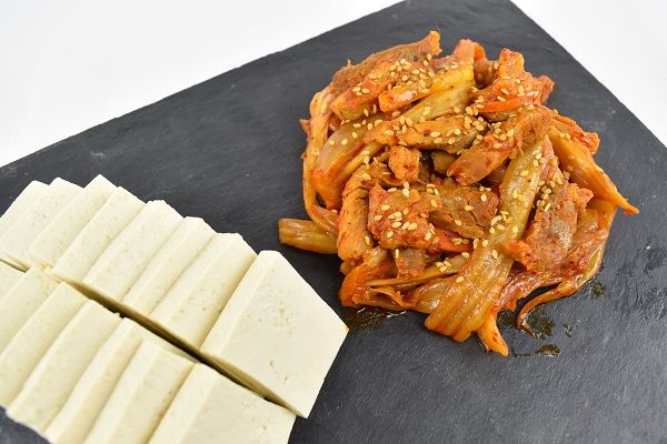 đâu hũ ăn với kim chi hàn quốc DUBU KIMCHI