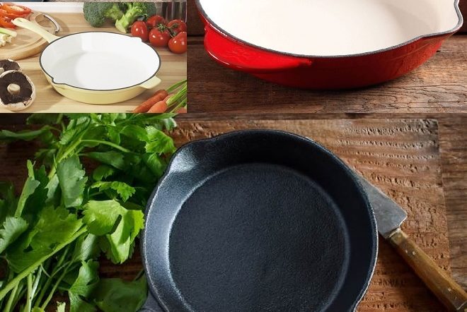hàng loạt sản phẩm chảo gang hiện đại