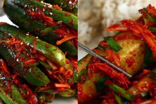 kim chi dưa leo hàn quốc