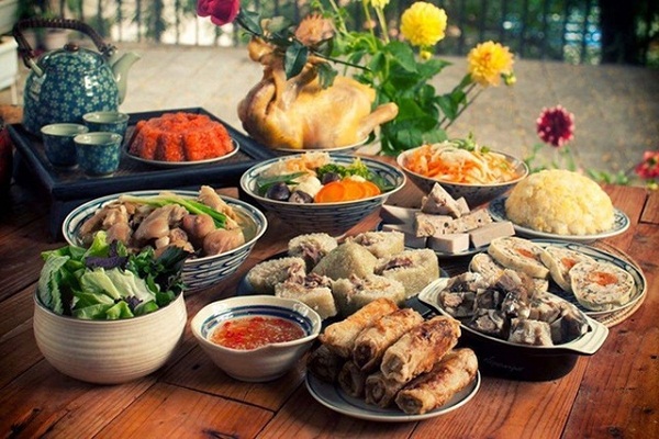 mâm cỗ cúng tết miền nam