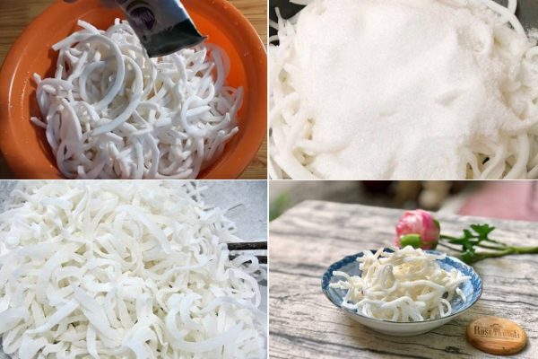 cách làm mứt dừa non sữa tươi