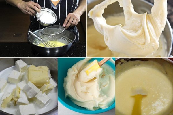 cách làm sốt phô mai bánh bông lan trứng muối
