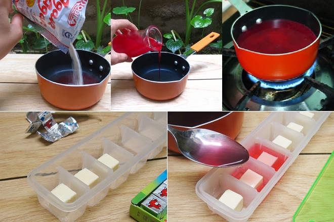 cách làm thạch phô mai