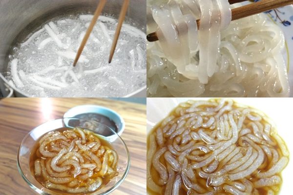 cách làm thạch trân châu sợi