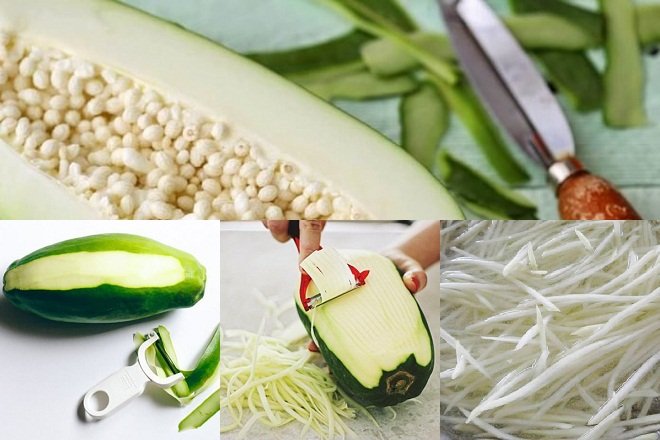 cách sơ chế đu đủ xanh