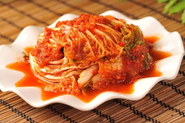 dĩa kim chi cải thảo việt nam