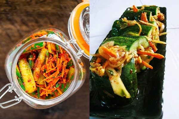 hũ ngâm kim chi dưa chuột việt nam