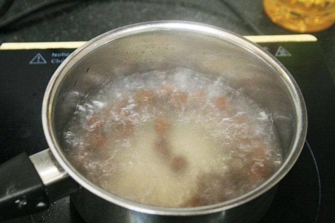 luộc trân châu đường đen bột nếp