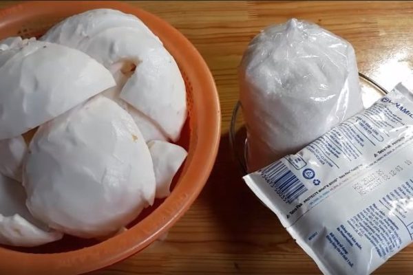 nguyên liệu làm mứt dừa non sữa tươi